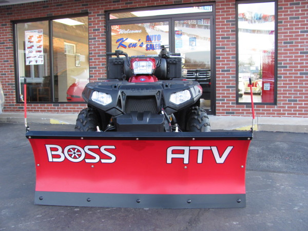 The Boss ATV plows